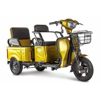 Электротрицикл Rutrike Вагон Желтый